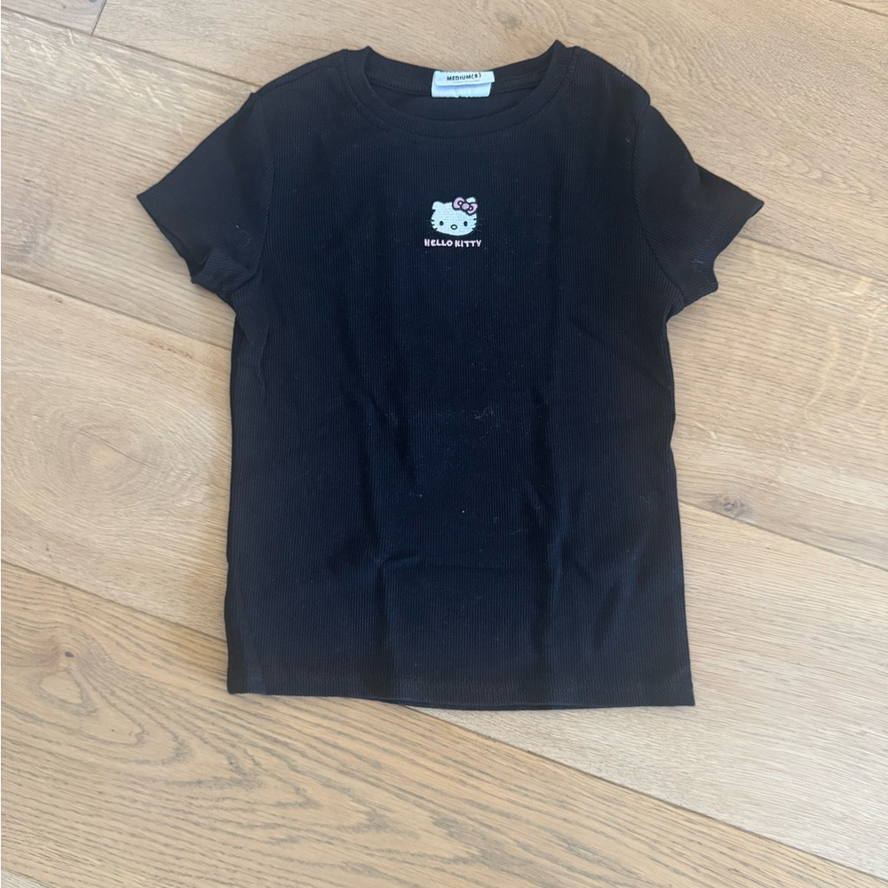 Hello Kitty Black Short Sleeve Tee